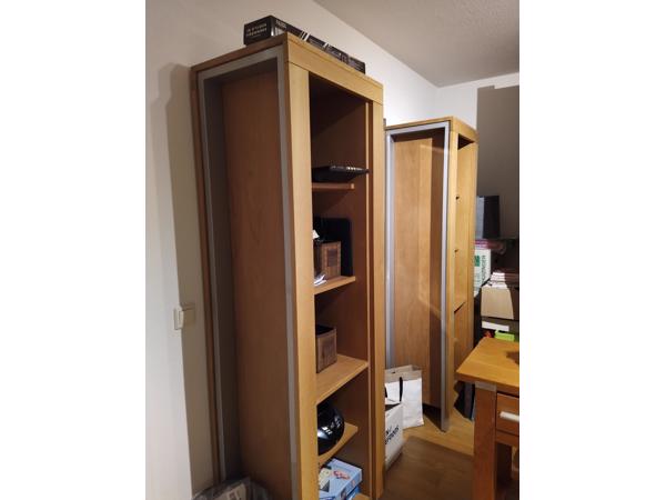 2 mooie eikenhouten boekenkasten!