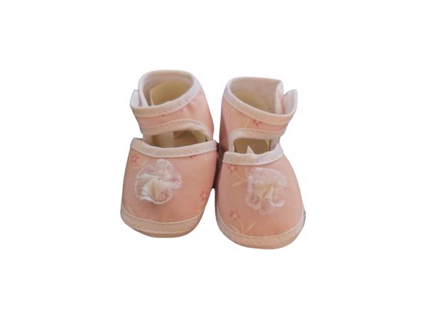 Babyschoenen Newborn Roze Met Roos