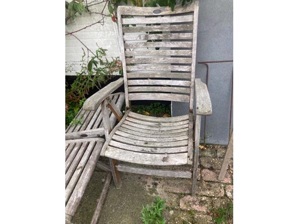 4 houten hartmann tuinstoelen