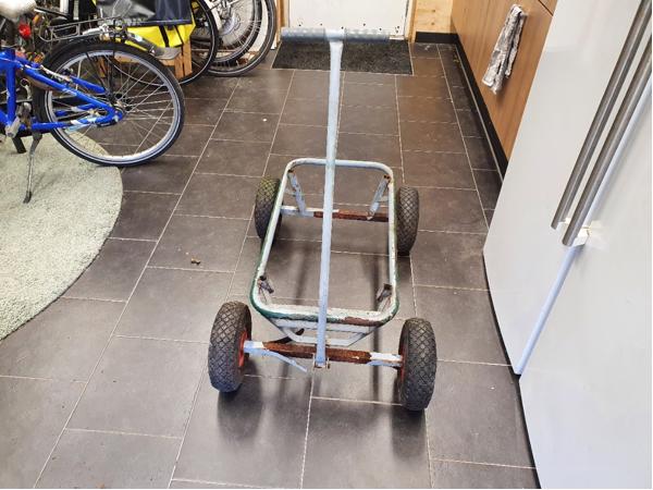 ijzeren onderstel bolderkar