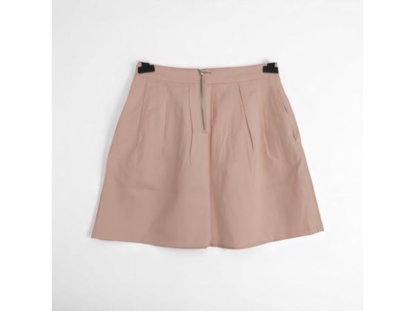 Meisjes plooi rok lichtroze 170