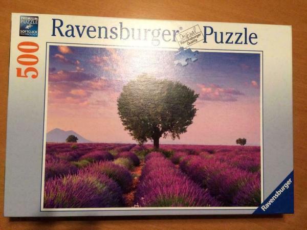 Ravensburger puzzel - lavendelveld