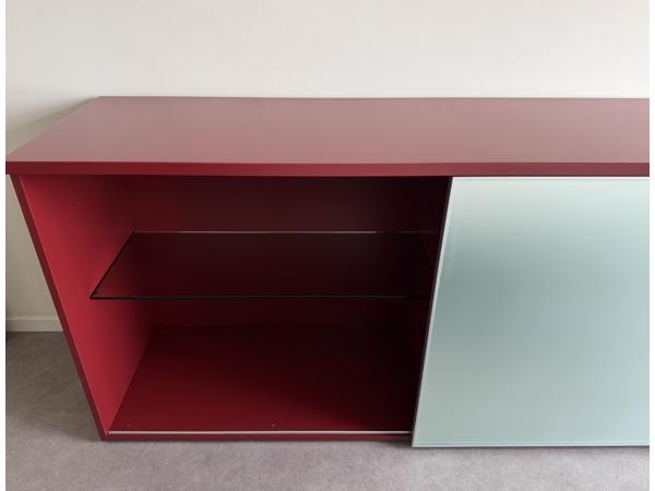 Dressoir Bordeaux rood mdf 180 cm