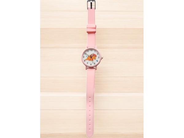 Horloge voor Kinderen - Dino - Kast 34 mm - Roze