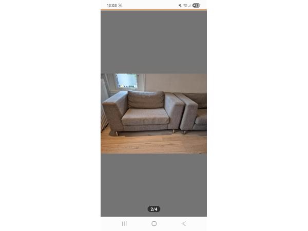 Bank, loveseat en hocker