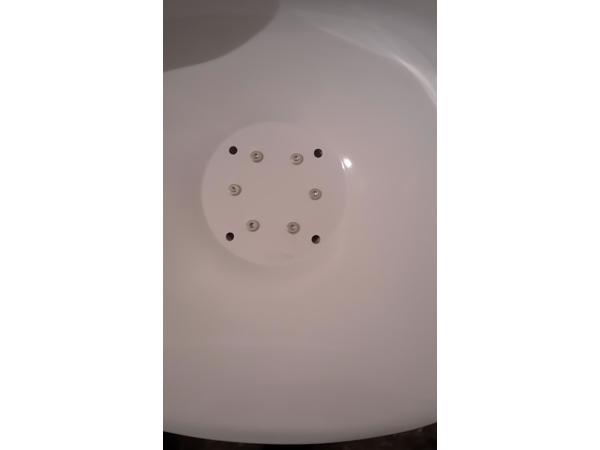 stoel design Tulip Saarinen glanzend kussen hoogte 5 cm