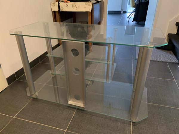 TV-meubel van glas