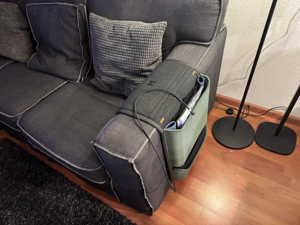 Donkergrijs bankstel