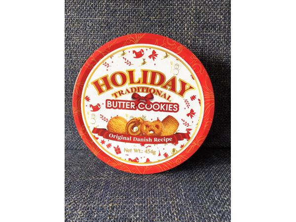 Koektrommel Holiday traditional butter cookies blik