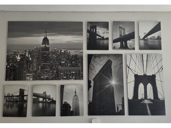 Mooie zwart/wit foto collage