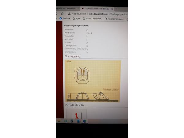 De Waard tent Albatros junior