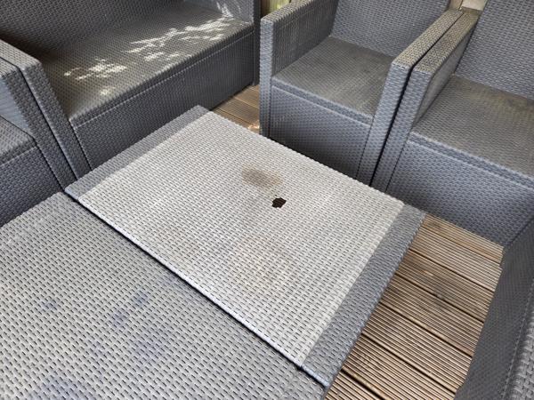 Tuinset met kussens