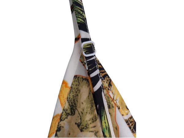 Playsuit bloemen print geel groen XL