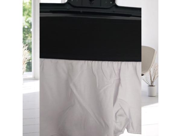 Mini rok met laagjes van kant wit L/XL