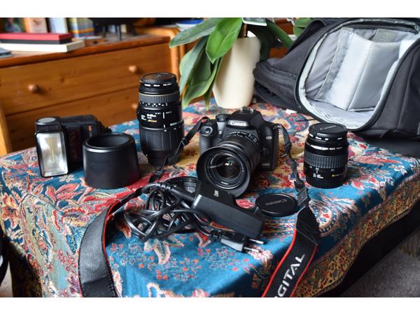 canon eos 1000 digitale reflexcamera set