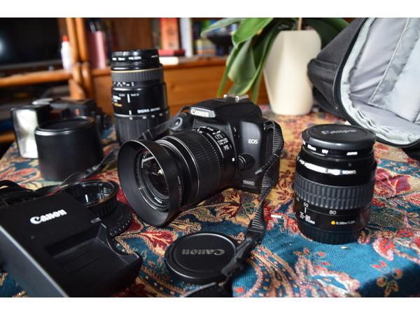 canon eos 1000 digitale reflexcamera set