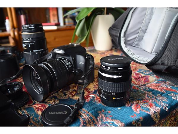 canon eos 1000 digitale reflexcamera set