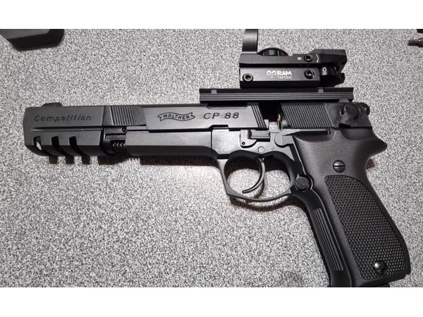 Umarex Walther CP88 Competition +Artemis  CP1-M ( tesamen )
