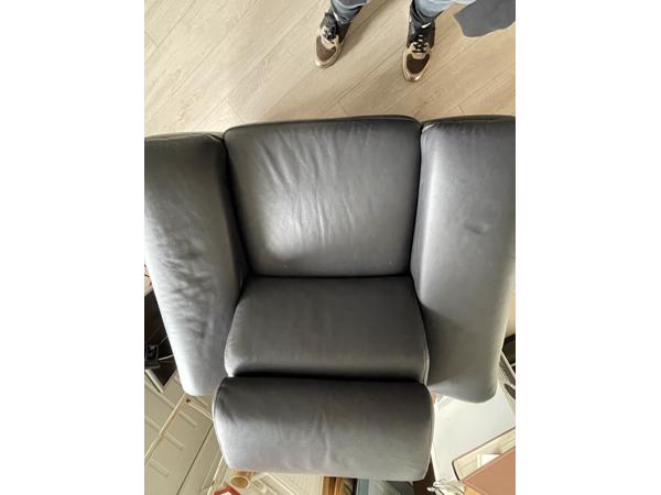 Bankstel-leer-2-zitter + fauteuil