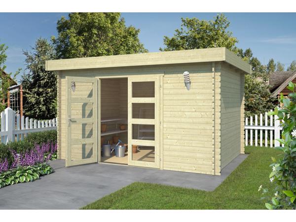 Blokhut Mikkel 380x275 Onbehandeld vuren