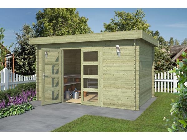 Blokhut Mikkel 380x275 Onbehandeld vuren