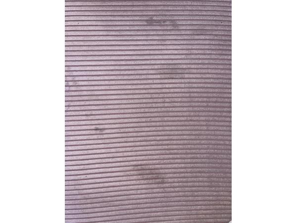 3-zits bank roze ribstof