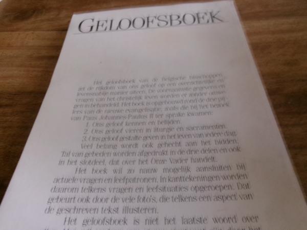 Geloffsboek XX ( de bisschoppen van Belgie)