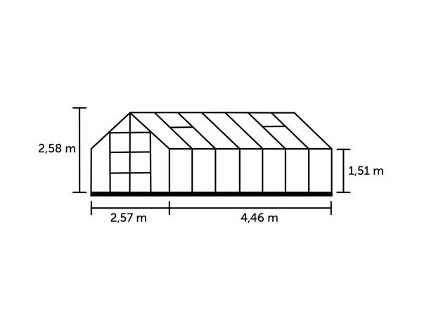 Magnum 148, zwart gecoat
