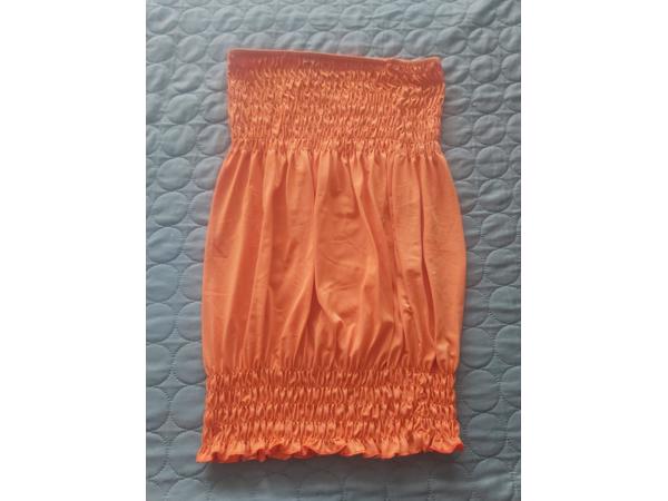 Elastische top oranje one size