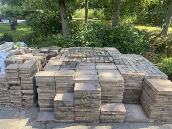 Tegels 135m2 Romaanse leg