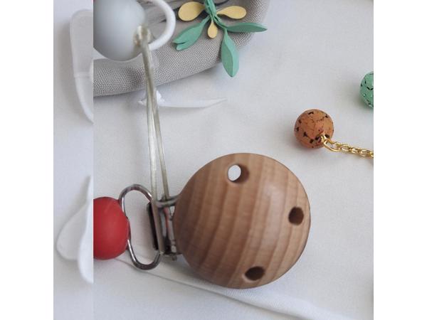 Speenkoord poesje oranje rood wit