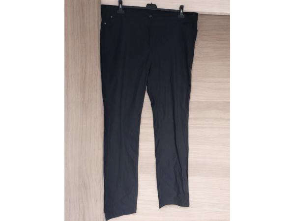 MS Mode zwarte stretch broek 50