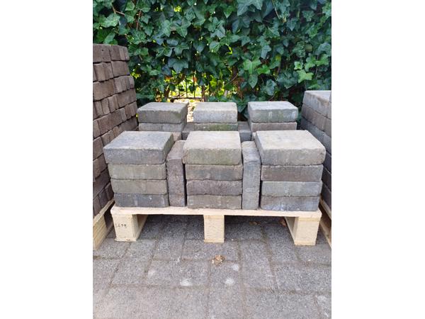 Getrommelde tegels en klinkers voor 12 m2