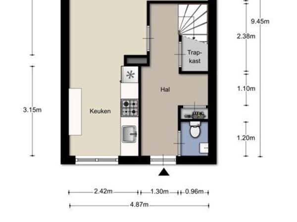 Keuken in goede staat