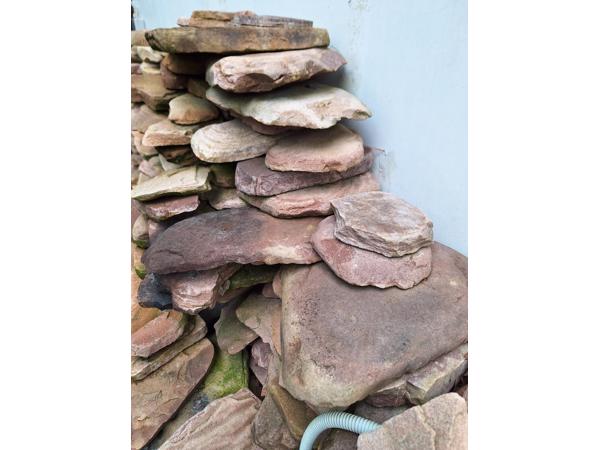 Prachtige Flagstones Terra kleur nieuw circa 30 vierkante meter