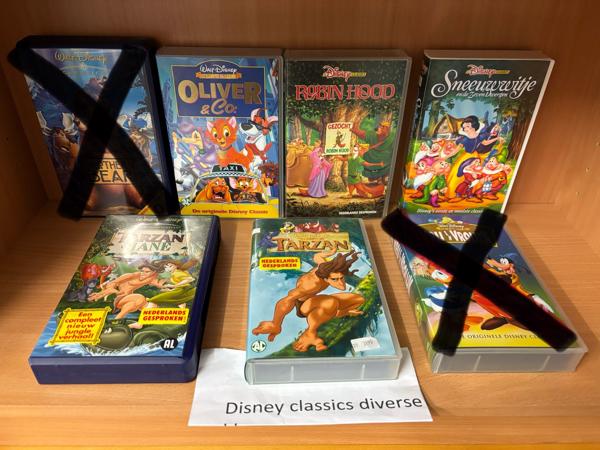 Disney videobanden classics video origineel + Tarzan 2