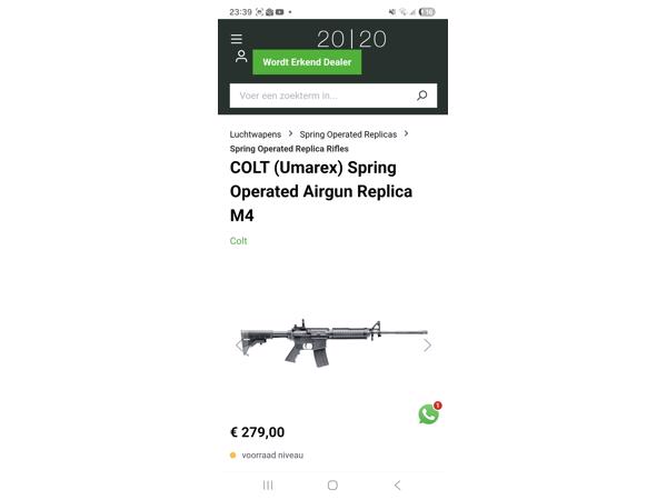 Umarex colt m4 airgun
