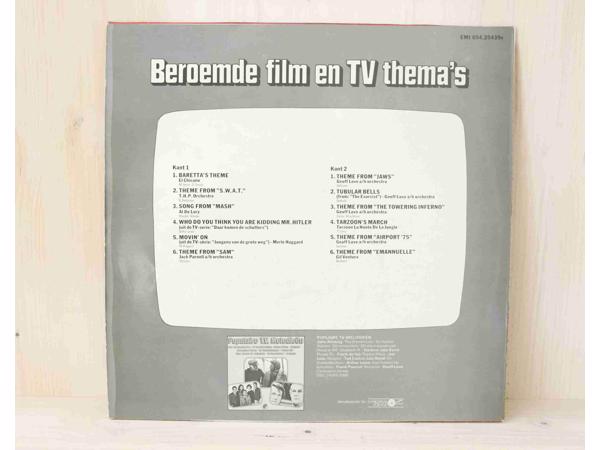 Baretta's Theme, LP Beroemde Film En TV Thema's  Label: EMI