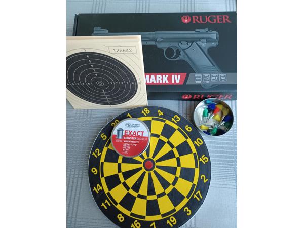 Ruger Mark 4 luchtpistool nieuw.starters pakket
