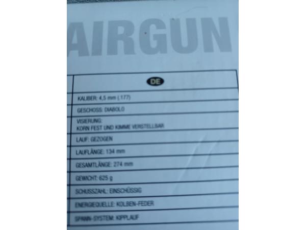 Ruger Mark 4 luchtpistool nieuw.starters pakket