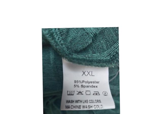 Stretchy lange jurk donkergroen XXL