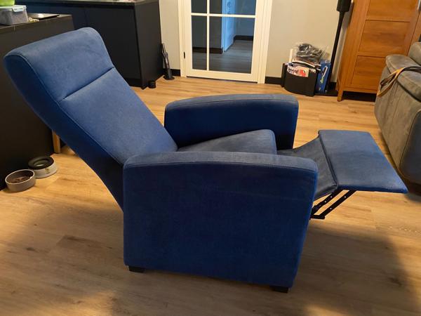 Fauteuil met voetensteun