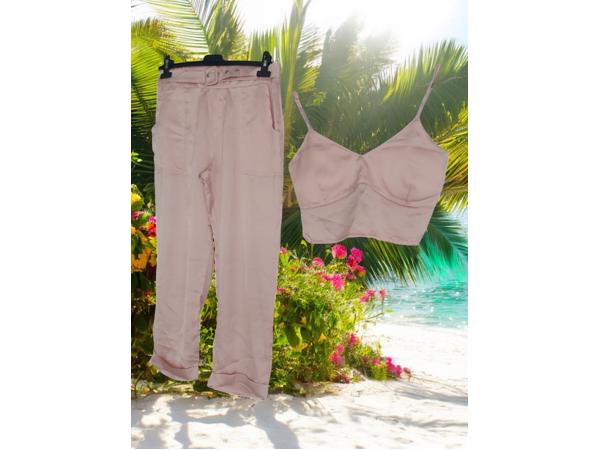 2 delige set lichtroze L