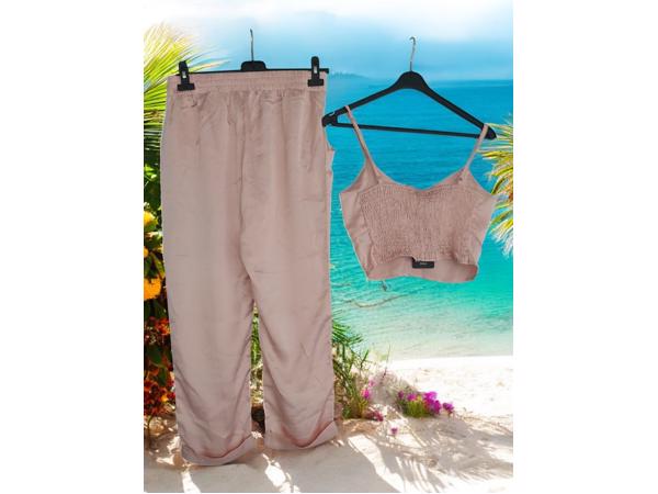 2 delige set lichtroze L