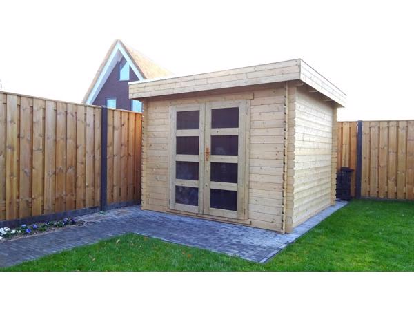 NIEUW moderne blokhut 325 M te koop