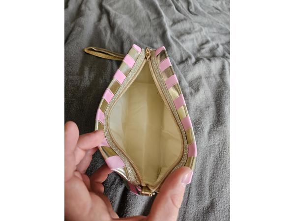 Victoria secret toilettas Licht Roze/Goud