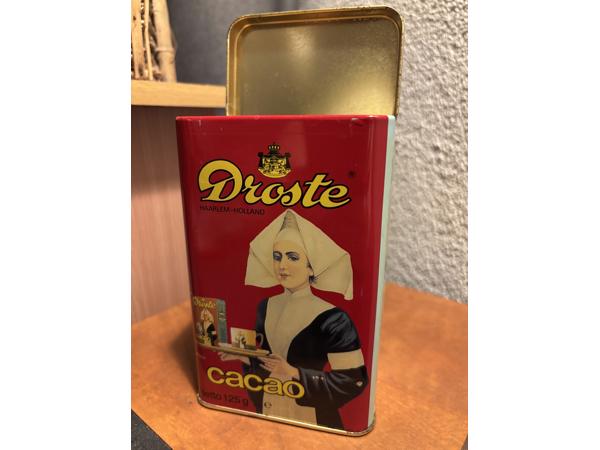 Droste cacao blik afm. 8,5 x 13,5 x 5,5 cm