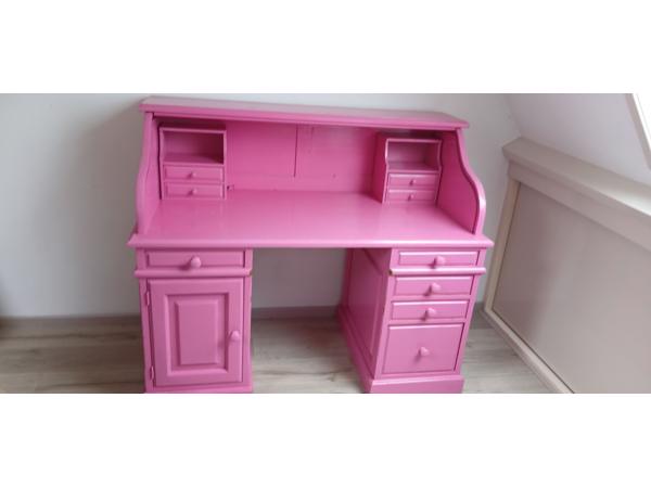 Massief houten bureau