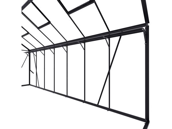 Tuinkas Kate V zwart VG 3mm