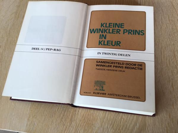 Mini encyclopedie boeken v.Winkler Prins in kleur TOP